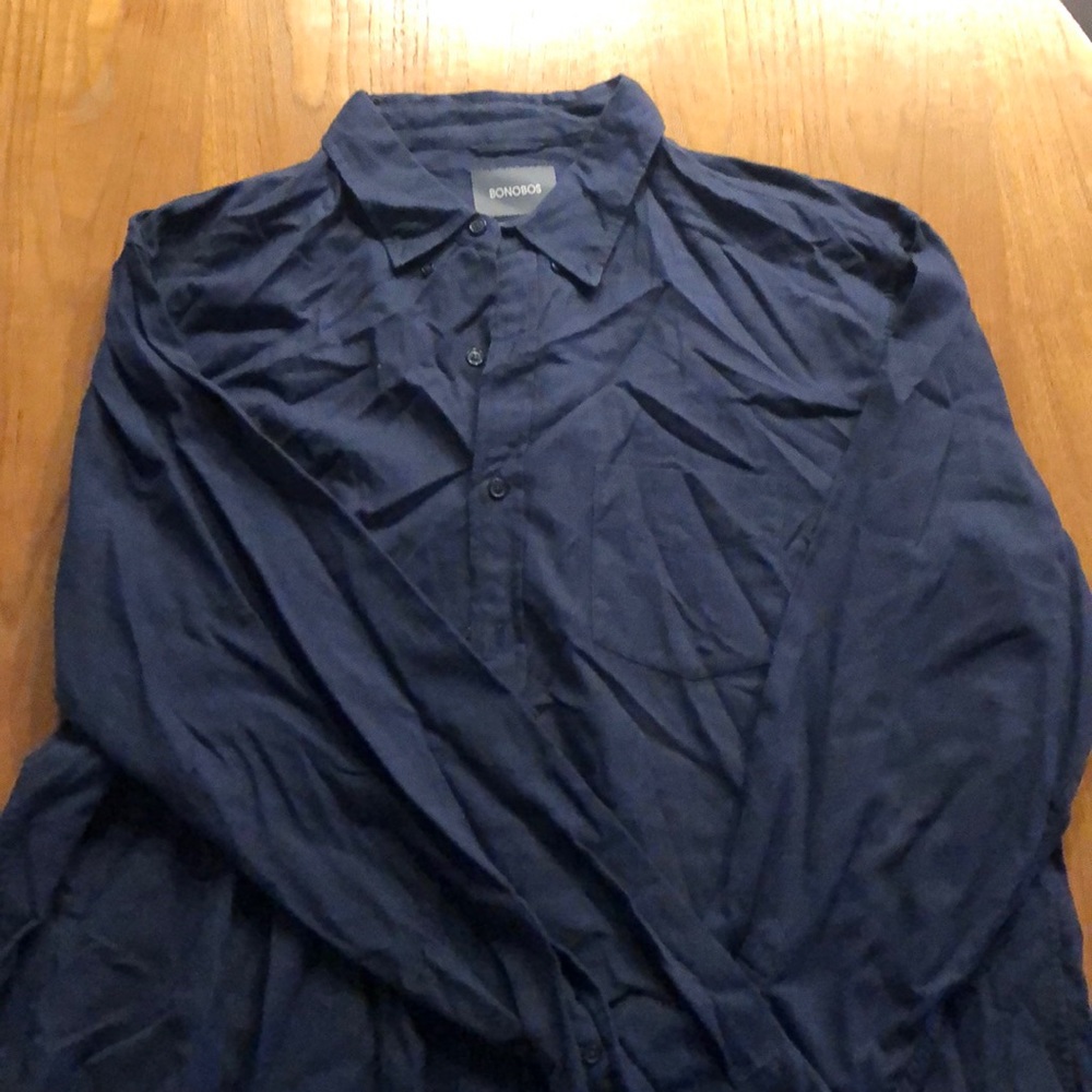 Bonobos blue button down